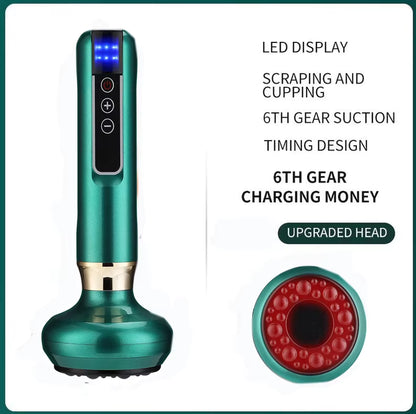 Intelligent Suction Medical Cupping Set Beauty Massager Glass Jars anti Cellulite Cupping Vacuum Slimming Guasha Massage